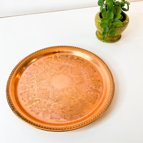 Other - VINTAGE Ornate Viking Copper Plate